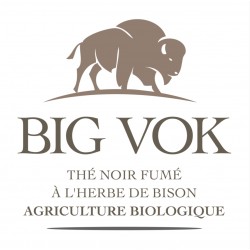 Thé noir Lapsang Souchong aromatisé herbe de bison 100% issu de l'agriculture biologique