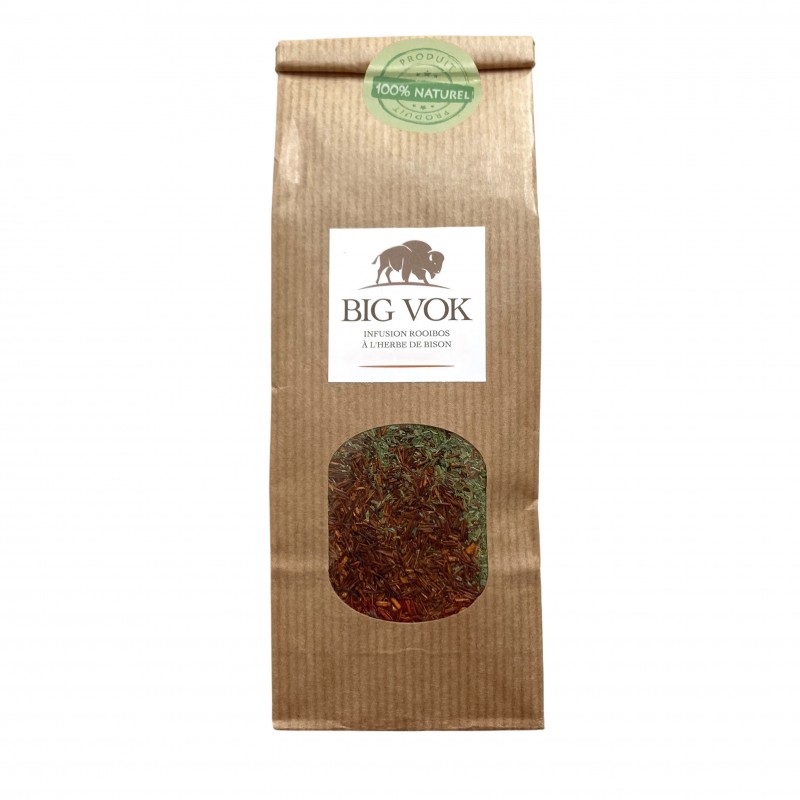 Rooibos à l’herbe de bison sachet 100g Big Vok OGONA
